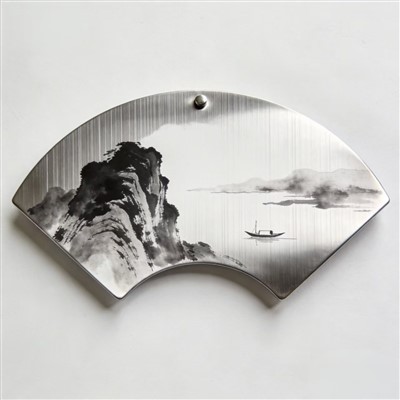 Targa commemorativa in lega di titanio